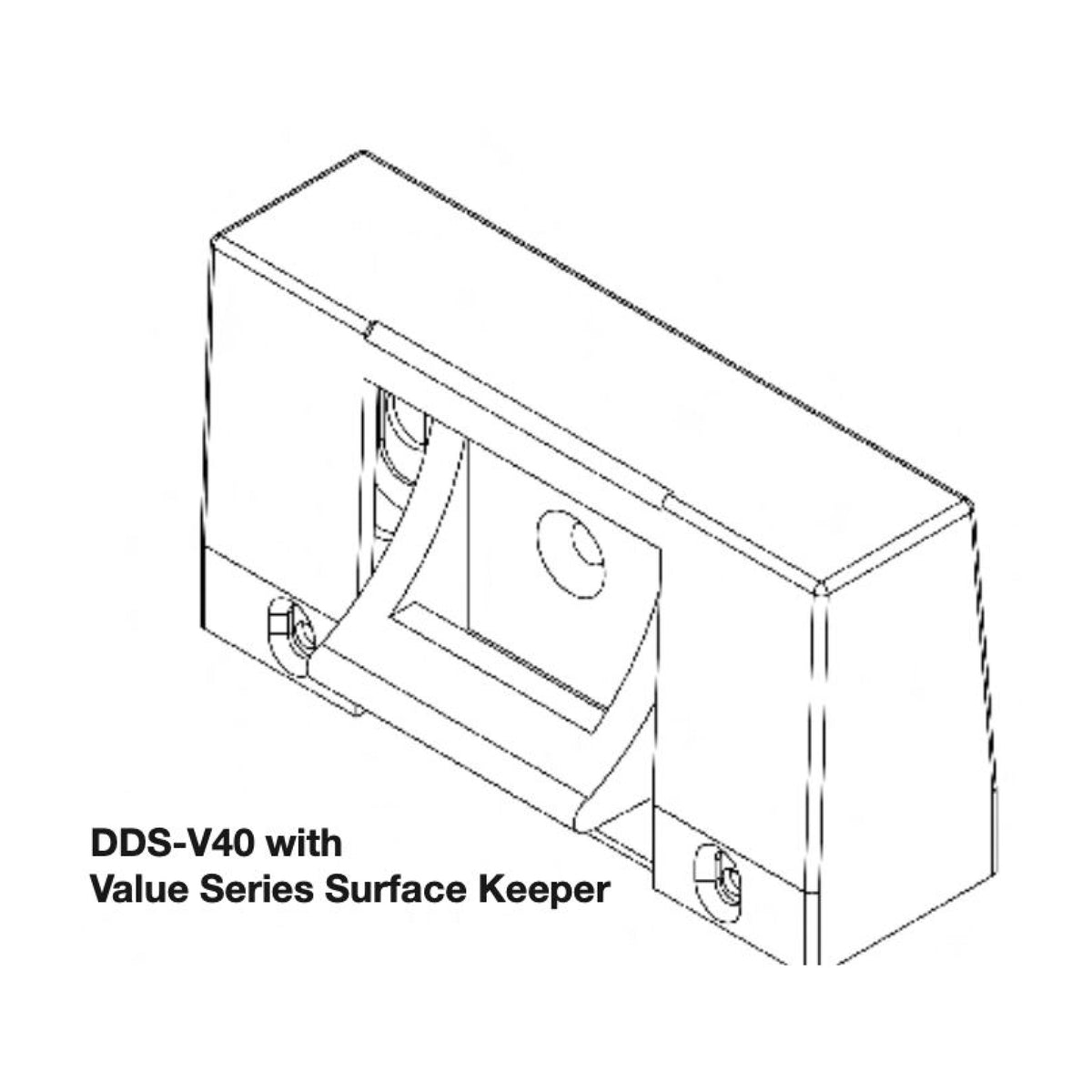 Adjustable Surface Keeper for Detex V40 Series — Ameratec