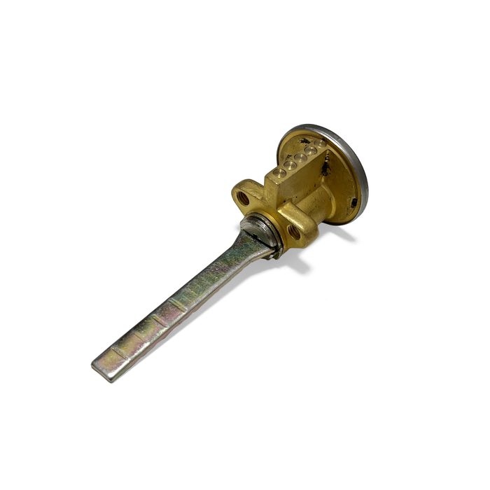 Lock Synergy 5 Pin RIM Cylinder with Collar, Back Plate, and 2 Keys